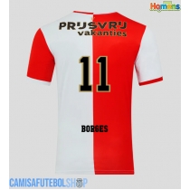Camisa de time de futebol Feyenoord Goncalo Borges #11 Replicas 1º Equipamento 2025-26 Manga Curta